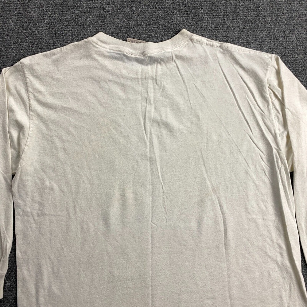 Vintage Aeropostale Shirt Men's Large White Graphic Crew Neck 100% Cotton USA - Picture 14 of 14
